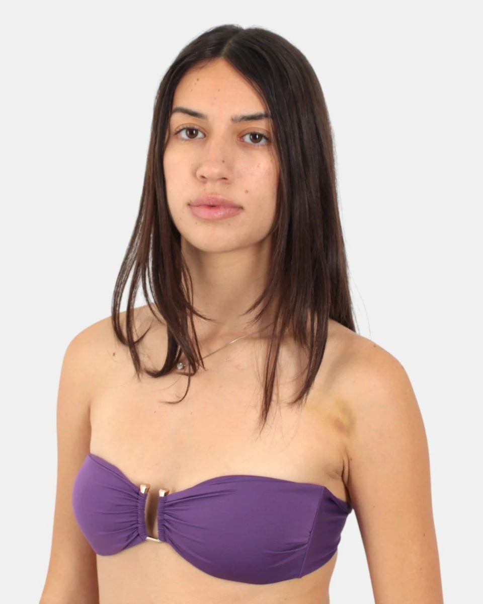 BIKINI MAX MARA LEISURE MOD. AMELIA - 003 VIOLA - immagine 3
