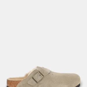 BIRKENSTOCK BOSTON SHEARLING - TAUPE