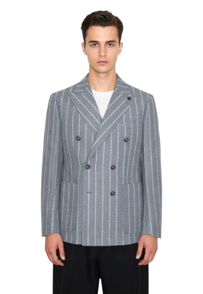 blazer 57 il gobbo - 172 mid grey - immagine 2