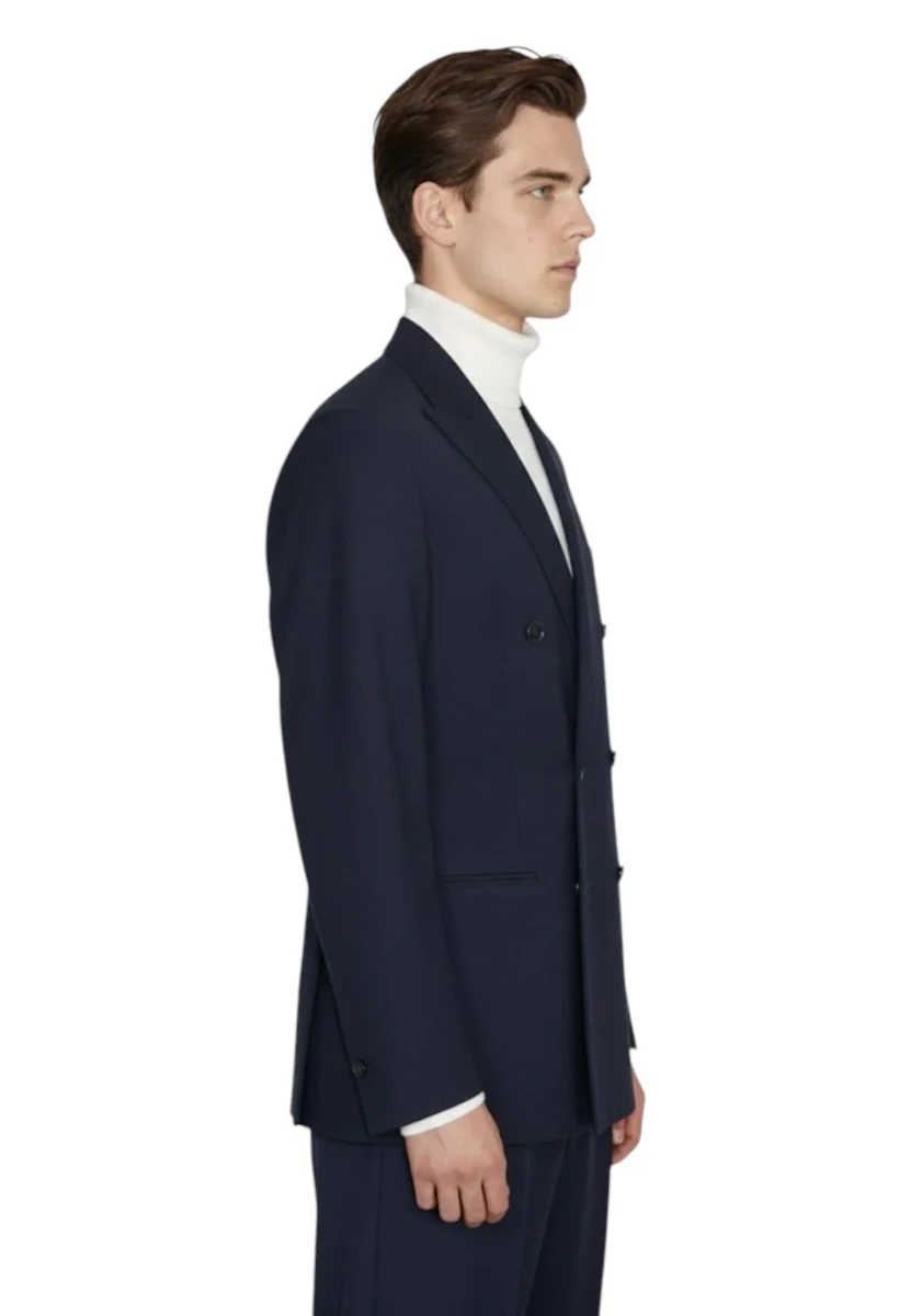blazer doppiopetto - 5 blu - immagine 3