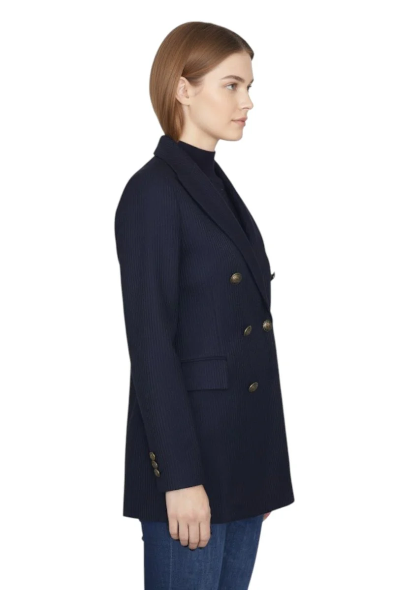 blazer doppiopetto - blu navy - immagine 3