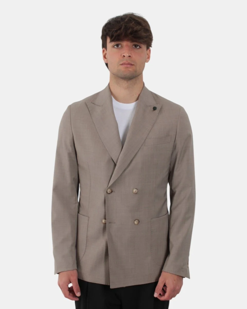 BLAZER DOPPIOPETTO BOTTEGA MARCHEGIANA - 9 BEIGE - immagine 2
