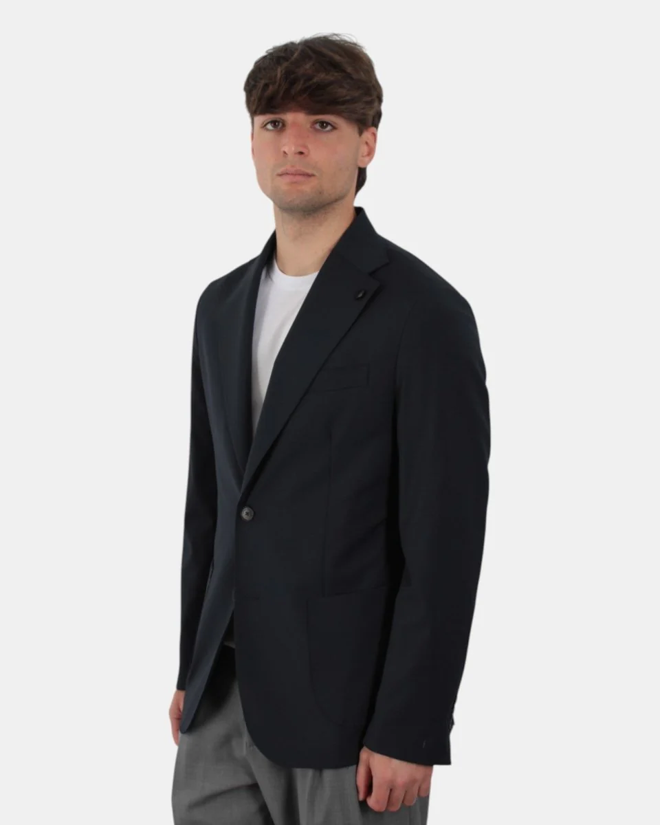 BLAZER DOPPIOPETTO BOTTEGA MARCHIGIANA - 4SC BLU - immagine 3