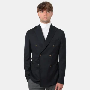 BLAZER DOPPIOPETTO BOTTEGA MARCHIGIANA - BLU