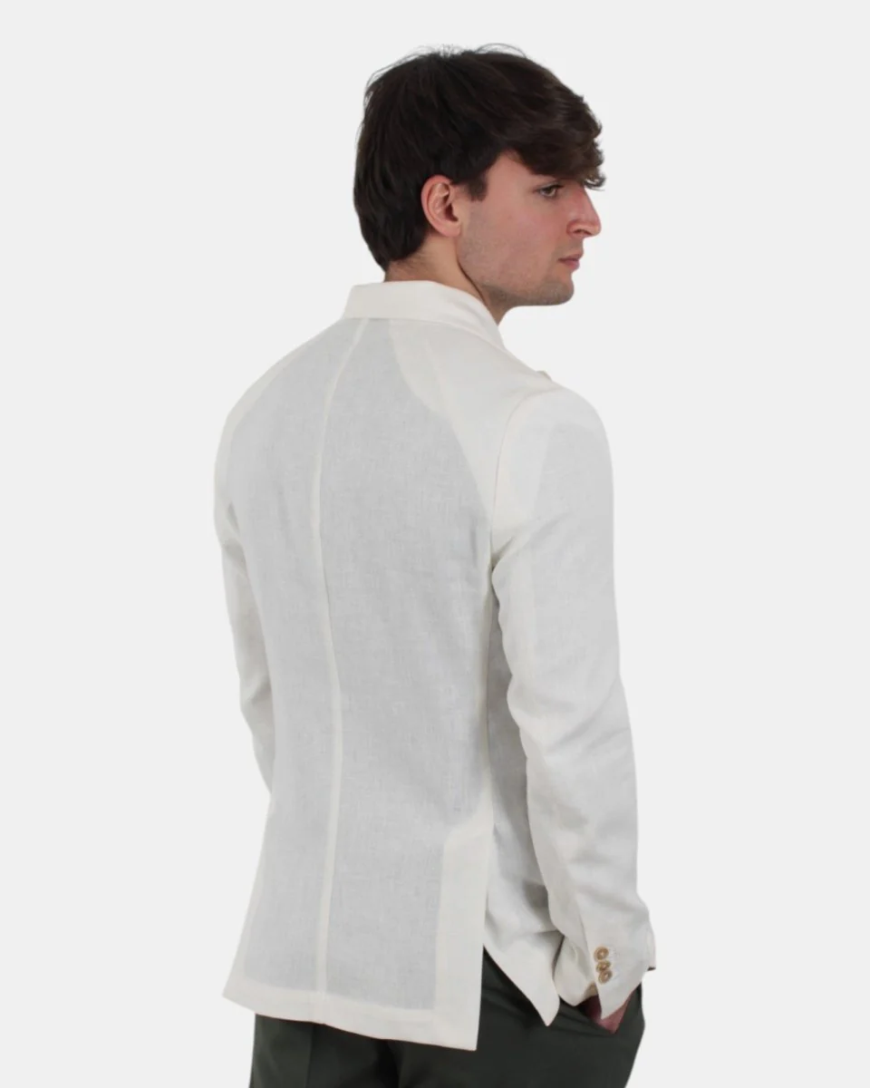 BLAZER DOPPIOPETTO BOTTEGA MARGHIGIANA - 1 BIANCO - immagine 4