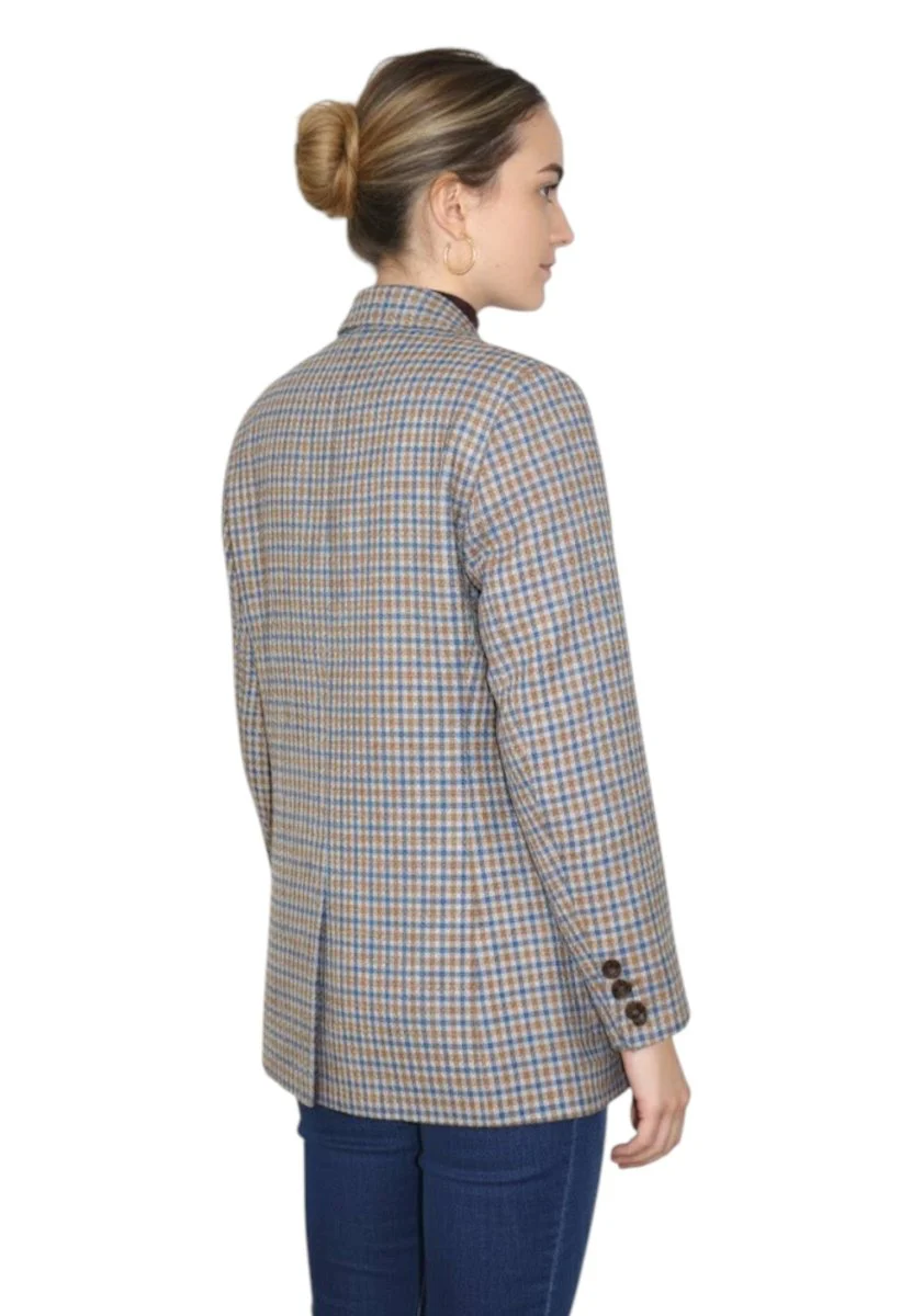 blazer doppiopetto - cammello - immagine 4