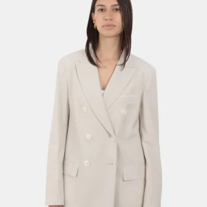 BLAZER DOPPIOPETTO JUCCA CON FODERA A CONTRASTO - 923 RESINA