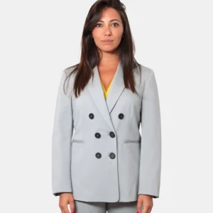 BLAZER DOPPIOPETTO LIVIANA CONTI - CENERE
