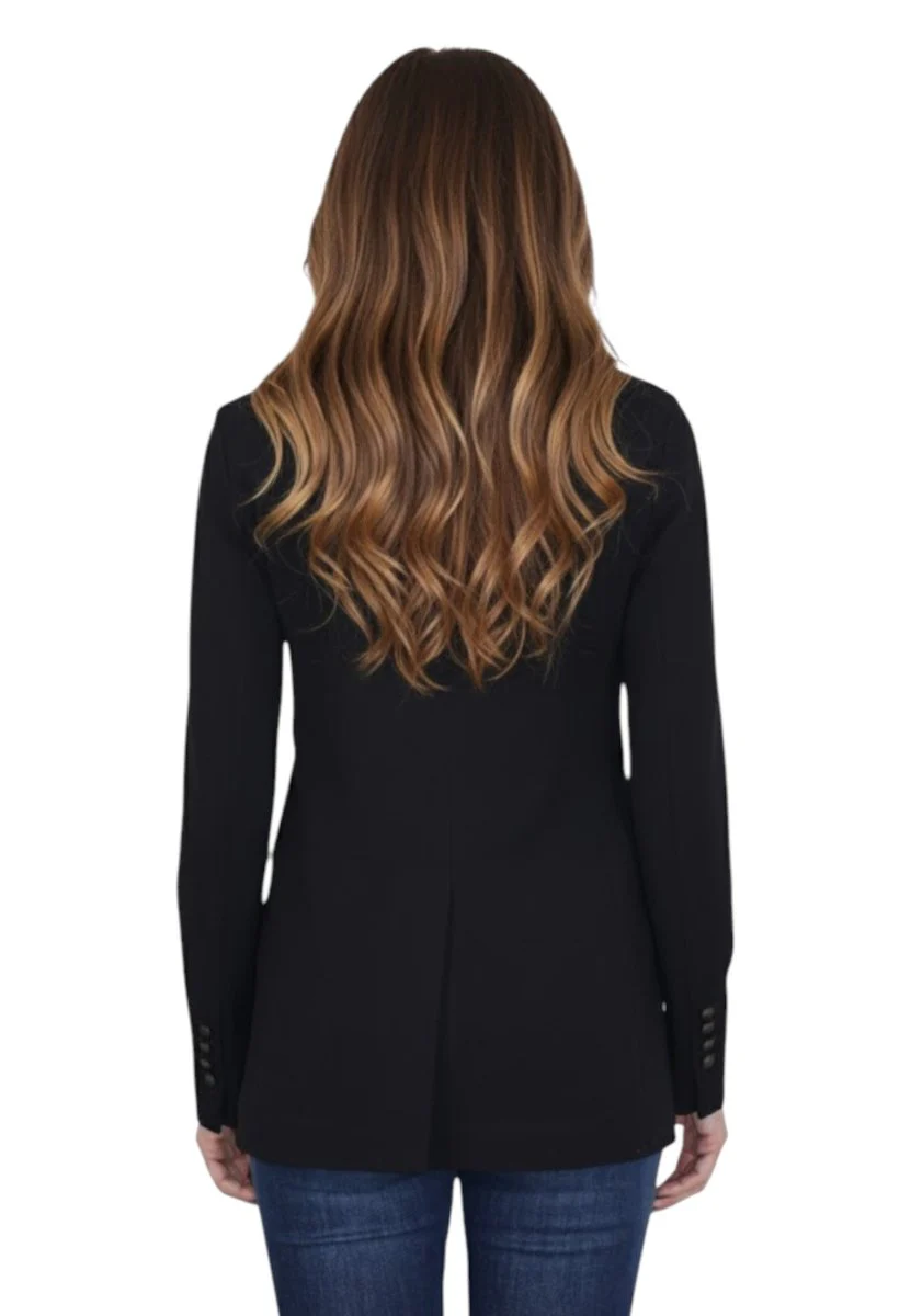 blazer doppiopetto - nero - immagine 4