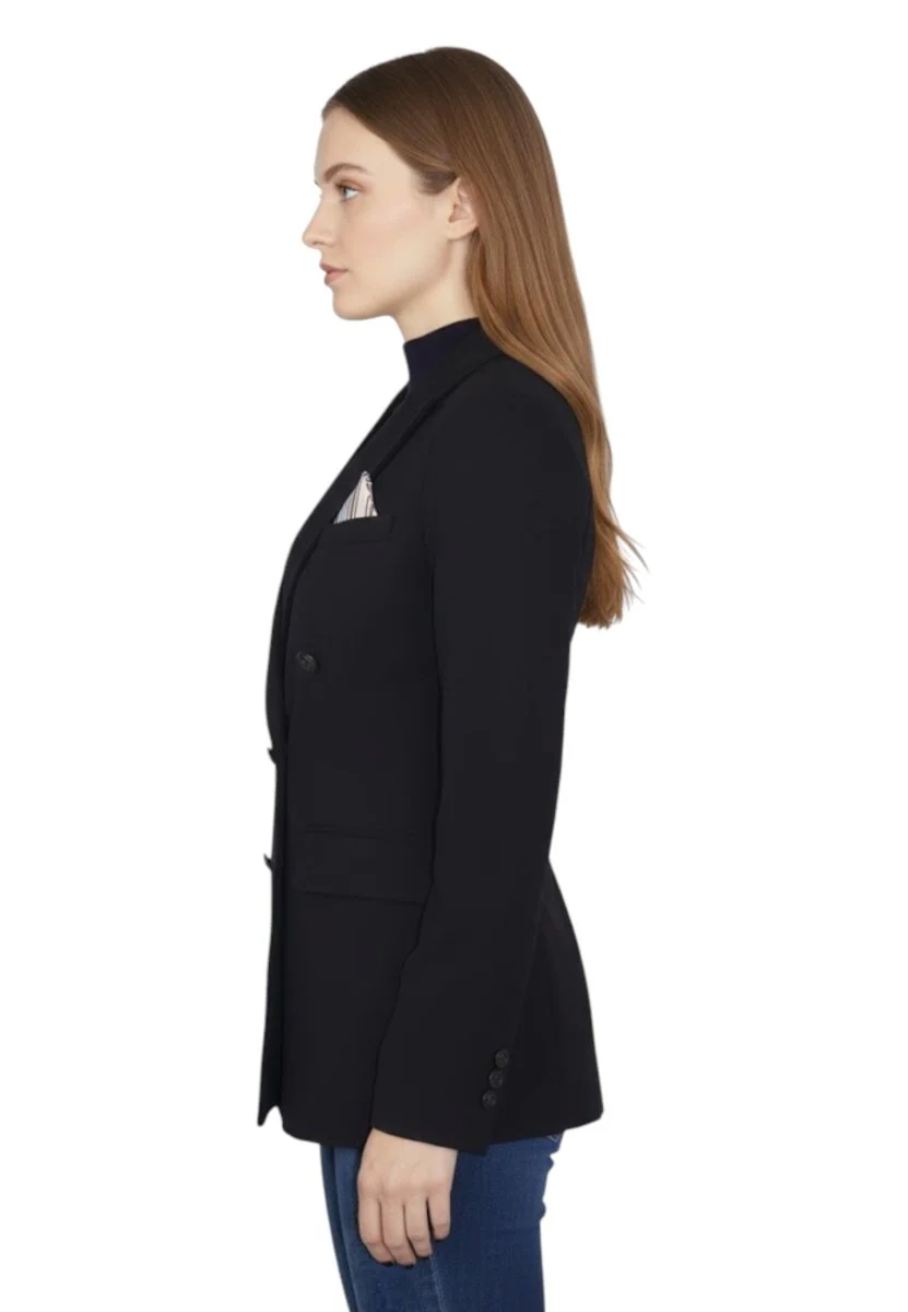 blazer doppiopetto - nero - immagine 3