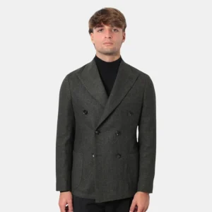 BLAZER GALÀ MONOPETTO - 09 VERDE MILITARE