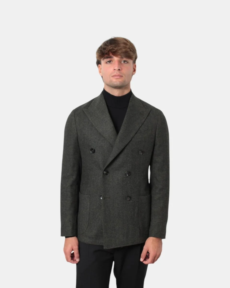 BLAZER GALÀ MONOPETTO - 09 VERDE MILITARE - immagine 2