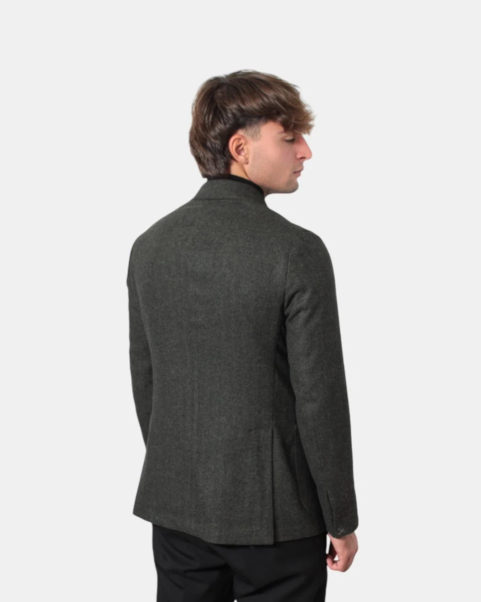 BLAZER GALÀ MONOPETTO - 09 VERDE MILITARE - immagine 4