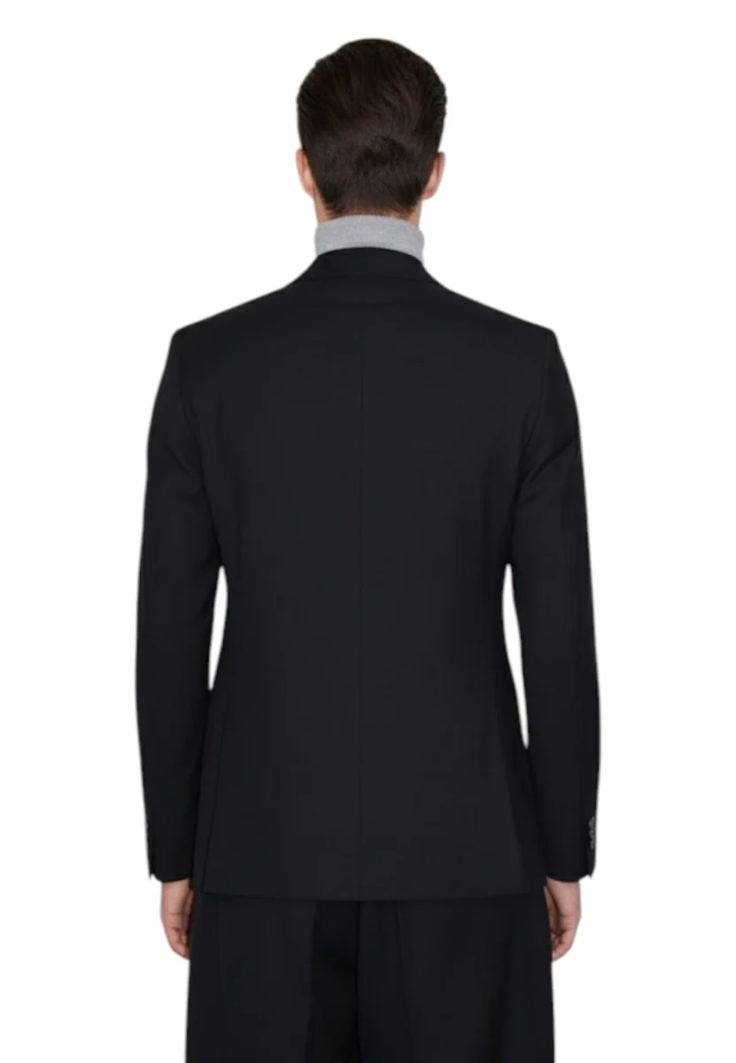 blazer monopetto - 6 nero - immagine 4