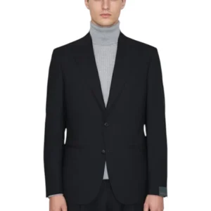 blazer monopetto - 6 nero
