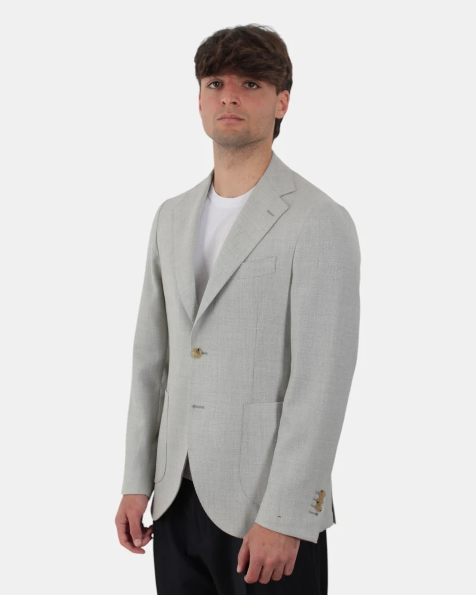 BLAZER MONOPETTO BOLLANI NAPOLI MOD. FREEDOM - 21 GRIGIO - immagine 3