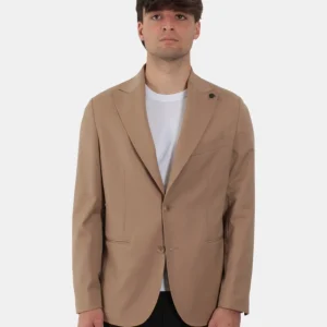 BLAZER MONOPETTO BOTTEGA MARCHIGIANA - 3 CAMMELLO