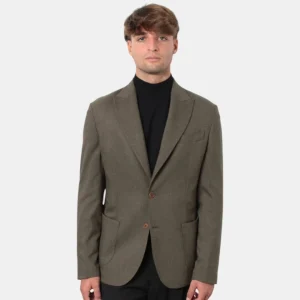 BLAZER MONOPETTO BOTTEGA MARCHIGIANA - MILITARE