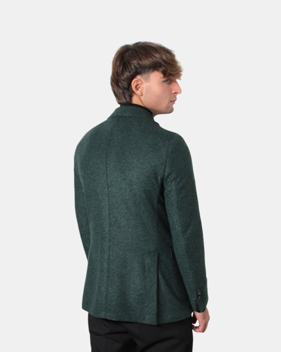 BLAZER MONOPETTO BRERAS MILANO - VERDE - immagine 4