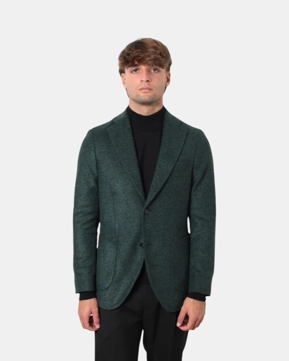 BLAZER MONOPETTO BRERAS MILANO - VERDE - immagine 2