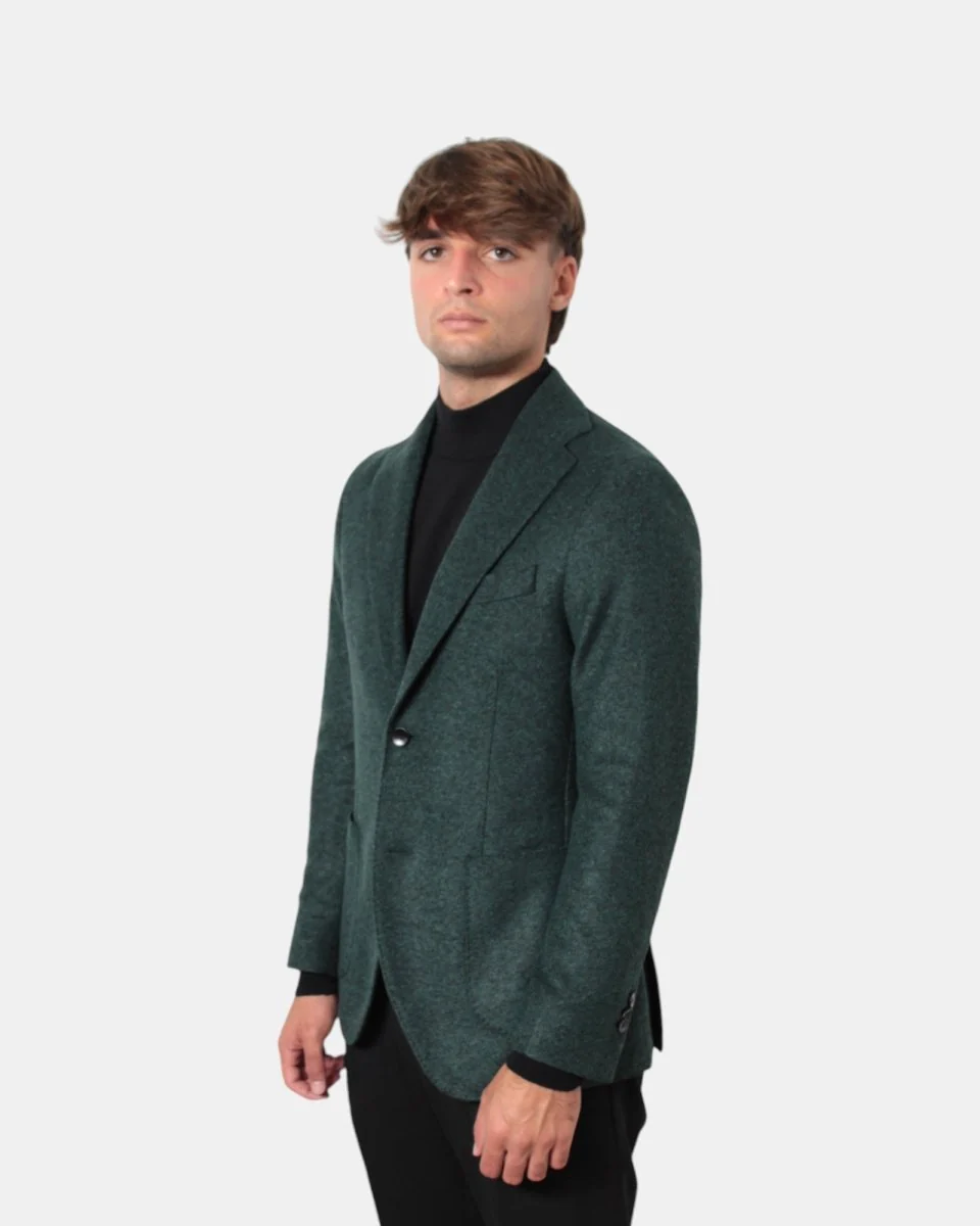 BLAZER MONOPETTO BRERAS MILANO - VERDE - immagine 3