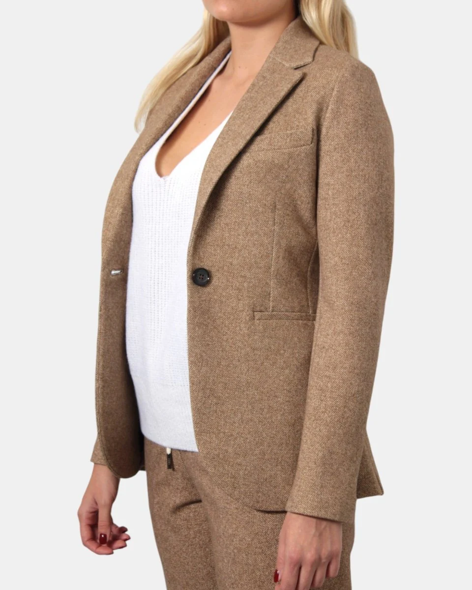BLAZER MONOPETTO CIRCOLO 1901 - CANNELLA - immagine 5
