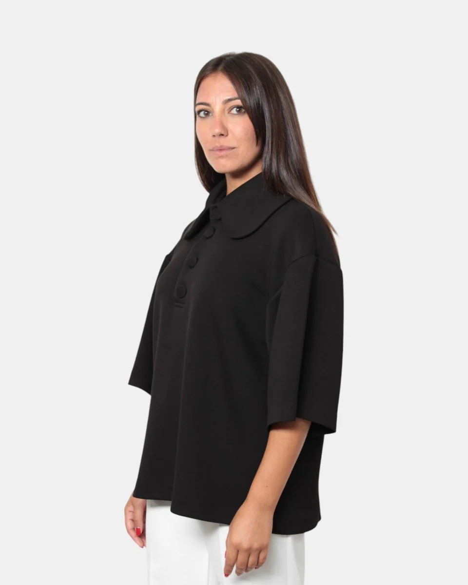 BLUSA MEIMEI J - 100 NERO - immagine 3