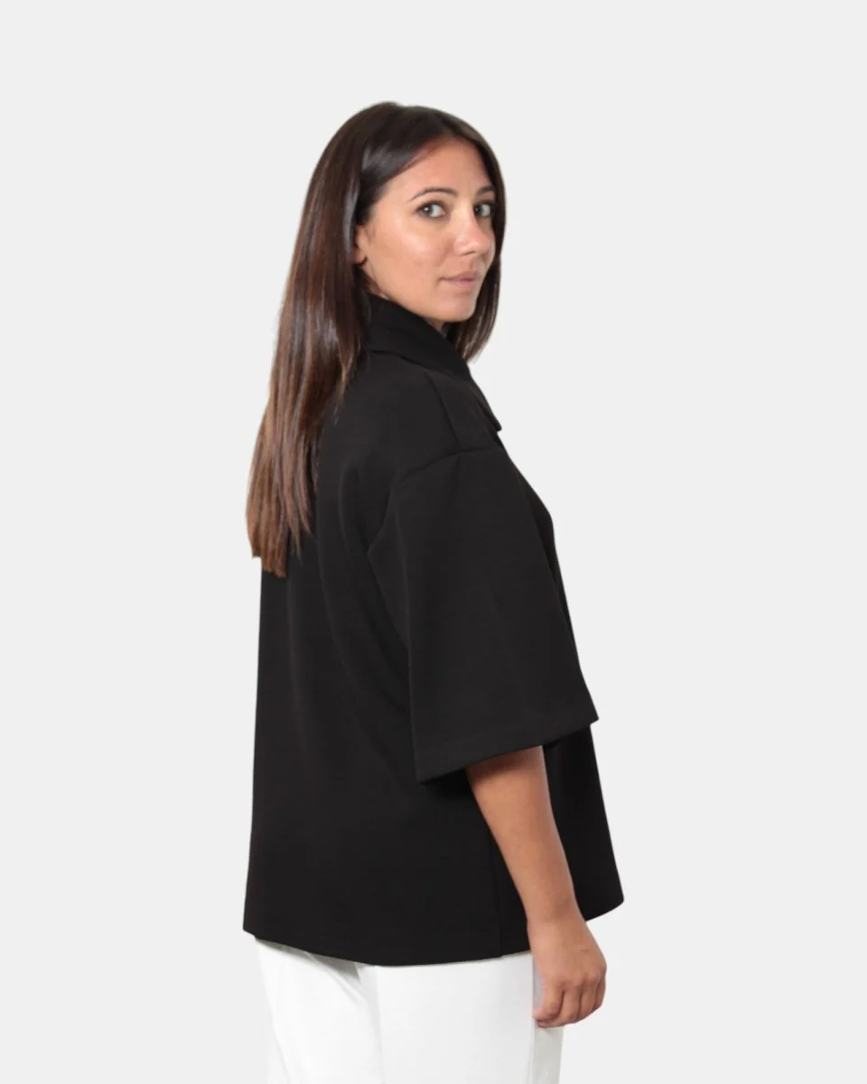 BLUSA MEIMEI J - 100 NERO - immagine 4