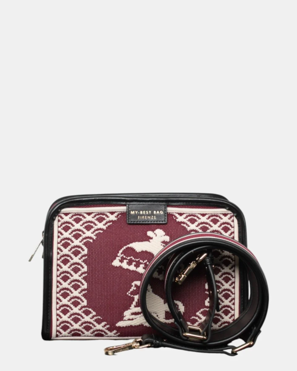 borsa a mano - rosso - immagine 3