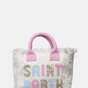 borsa colette con logo patch saint barth