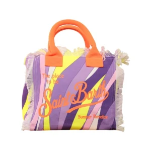 borsa colette con logo patch saint barth - shape wave 24