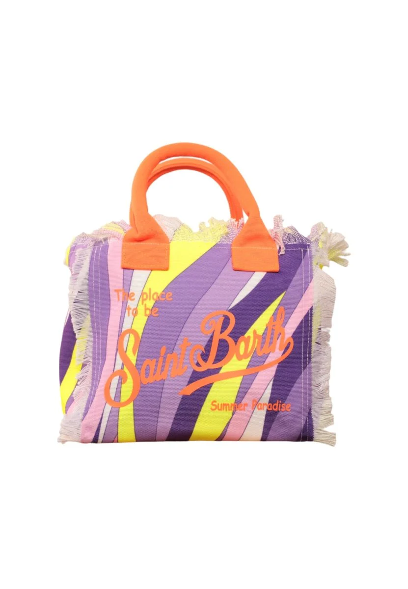 borsa colette con logo patch saint barth - shape wave 24