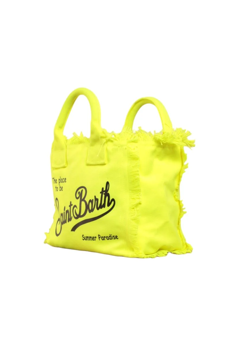 borsa donna acc. canvas - 94 fluo yellow - immagine 3