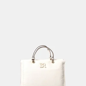 borsa ermanno scervino mod. small tote petra - ivory