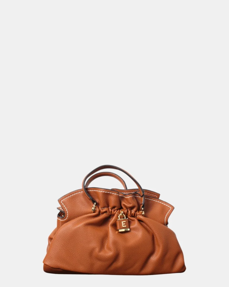 borsa ermanno scervino mod. tote octavia - tan