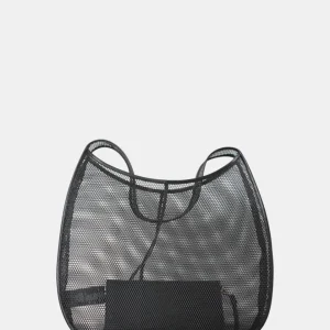 Borsa liviana conti mod. hobo in rete - y69-0 nero