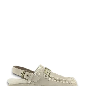 bounce clog back strap lette - chlk chalk