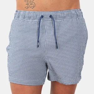 boxer mare k way mod. hazel check beach - b0j white/blue deep cobalt