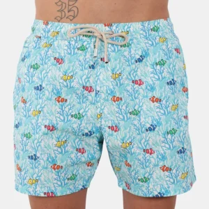 boxer mare mc2 saint barth light and stretch swimshort - clown landscape 01