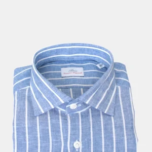 BRIO - CAMICIE MANICA LUNGA AZZURRA