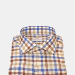 BRIO - Camicie Manica Lunga Celeste