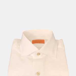 CAMICA GRIGIO MOD. REGULAR CON PINCE - 020 BIANCO