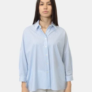 CAMICIA ACADEMIA - 621 RIGA CELESTE