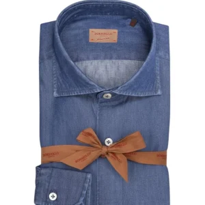 CAMICIA CHAMBRAY - 01 DENIM