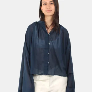 CAMICIA COREANA JUCCA CON MANICA AMPIA - 451 ABISSO