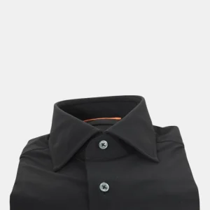 CAMICIA GRIGIO COLLO FRANCESE NO STIRO - 530 NERA