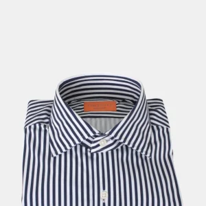 CAMICIA GRIGIO MOD. SPECIAL LAVATA - 623 RIGA AZZURRA