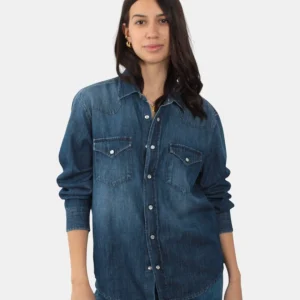 camicia in denim roy roger's mod. marty - c0999 denim