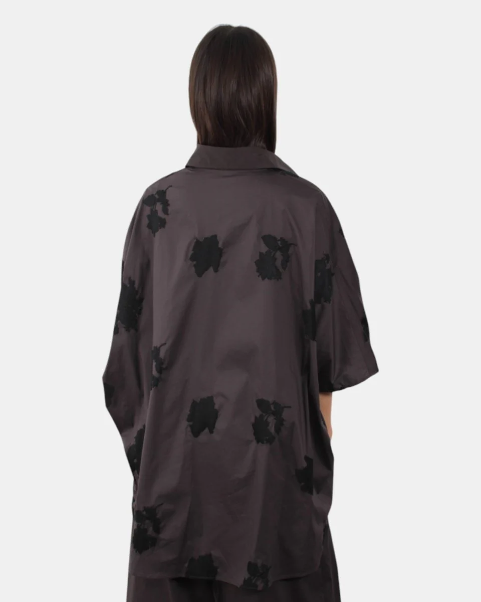 CAMICIA LIVIANA CONTI MOD. OPHELIA - 1-RIC TIMBRO MAGMA/NE - immagine 4