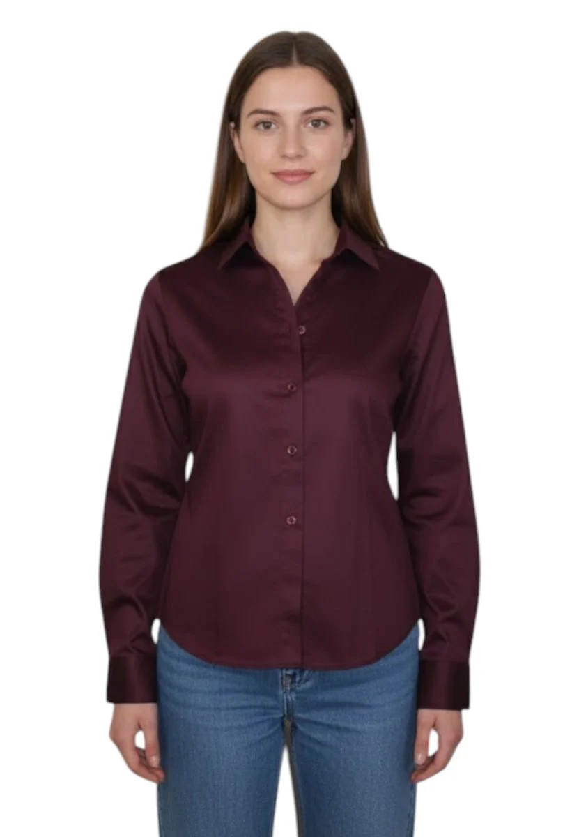 camicia mod. macina - 005 bordeaux